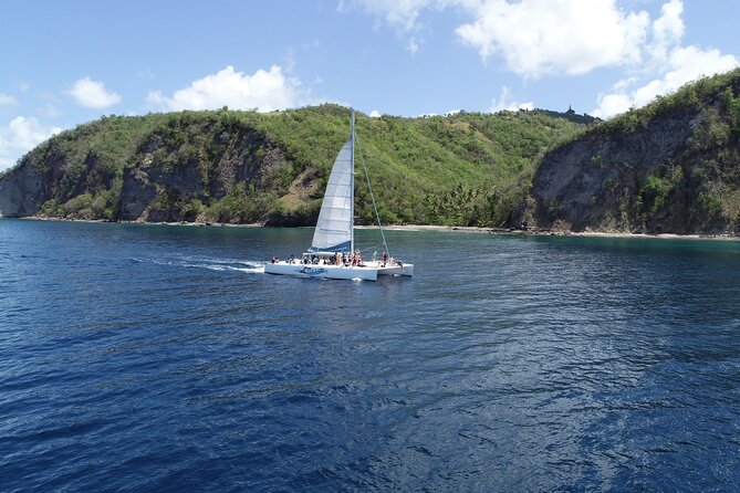 1/2 Day Private Catamaran out of Soufriere - Drinks, food, music, and the onboard mood