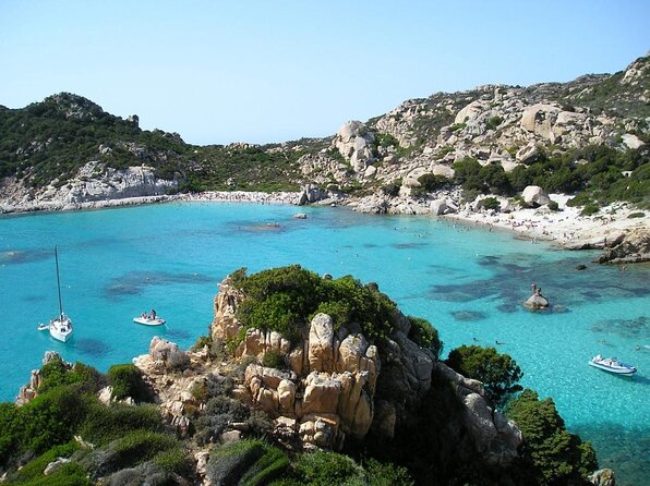 1-Catamaran tour to the Maddalena Archipelago from Cannigione - Razzoli and Santa Maria: rock, history, and open sea