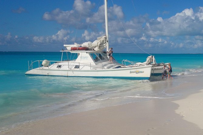 2 Hour Private Sunset Catamaran Sailing Charter from Grace Bay, Providenciales - Sailing from the sand at Grace Bay
