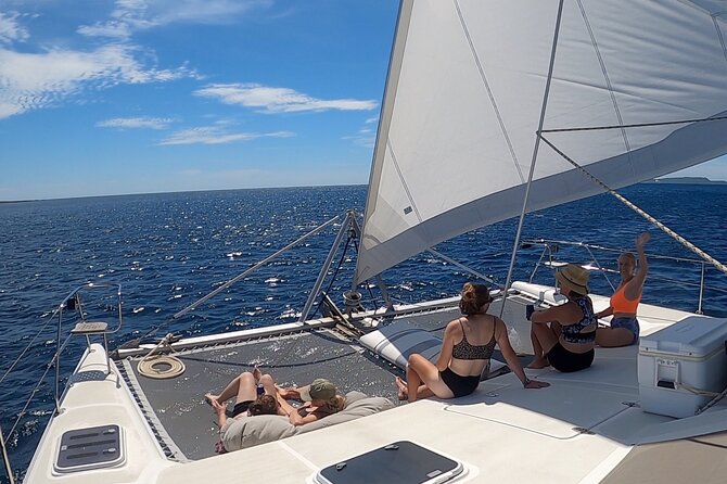 2 Tours in 1! Landsailing & Catamaran Cruise in Bonaire - Swimming and snorkeling in the marine park