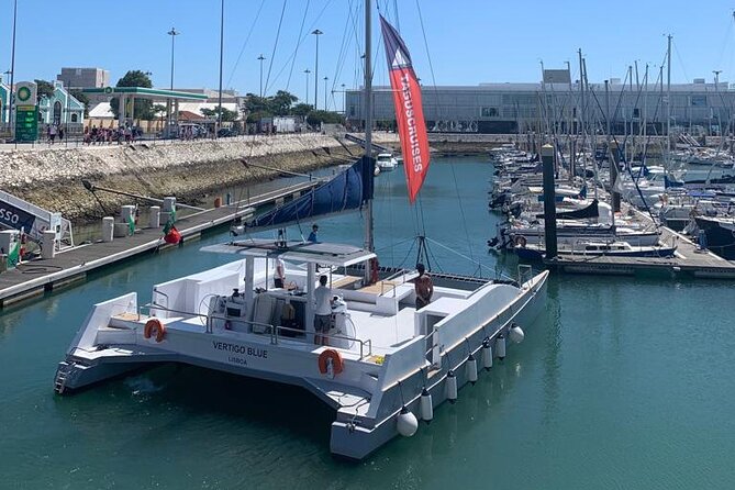 2H Private Sailing Catamaran "Vertigo" Tour in Lisbon up to 18pax - Belém Tower from the water