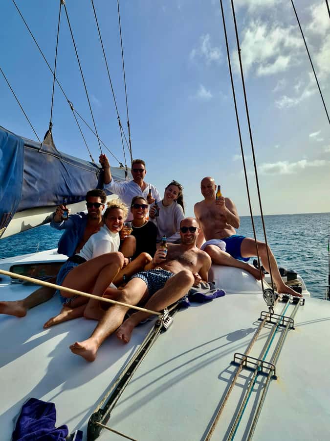 3-hour Catamaran Adventure on the waters of Sal Island - A quiet way to see Sal from the water