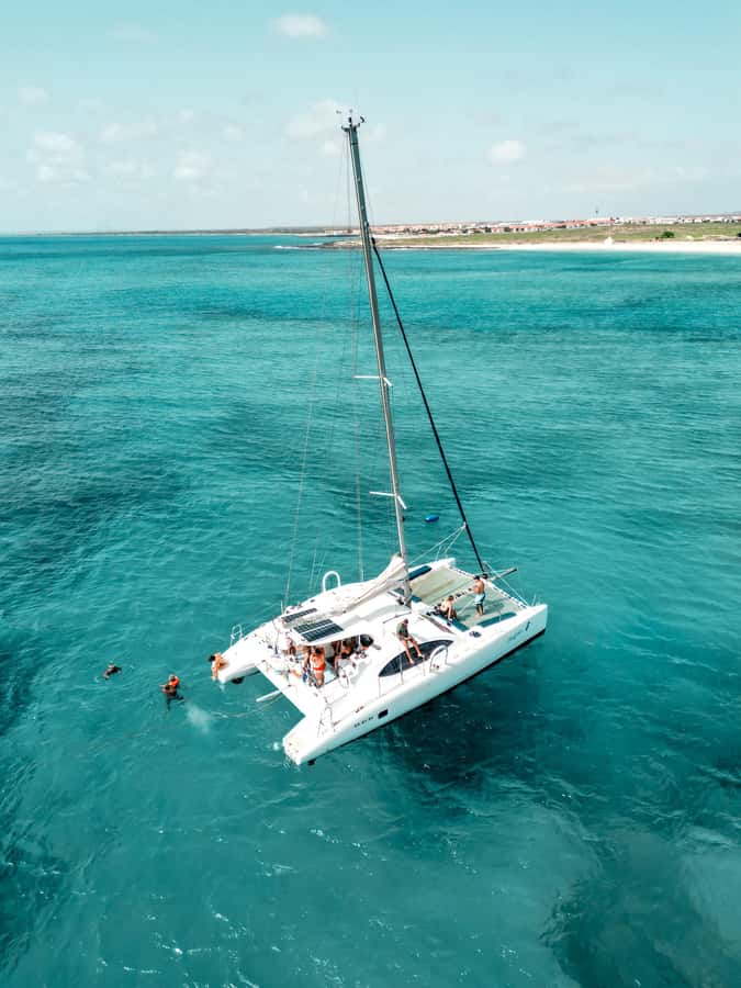 3-hour Catamaran Adventure on the waters of Sal Island - Getting to the catamaran from Santa Maria