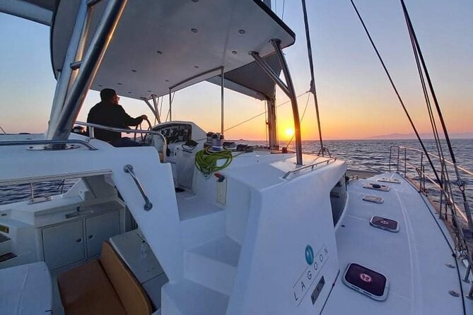 3-Hours Sunset Catamaran Cruise with Dinner all Inclusive - Seeing Rhodes Old Town from the sea