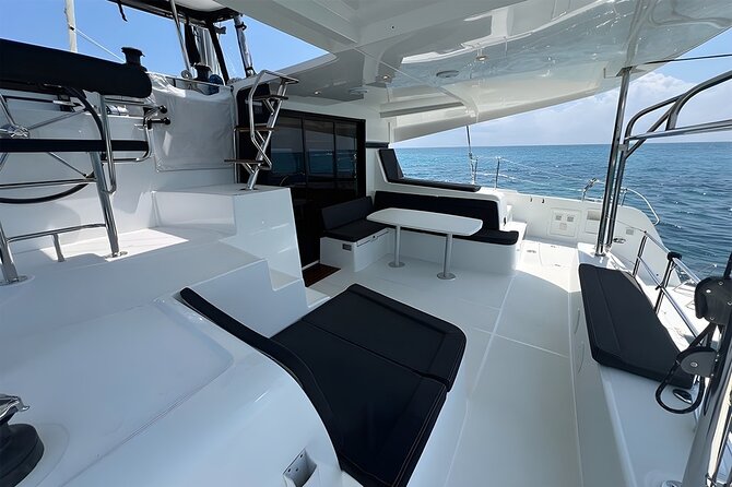 4 Hour Catamaran Experience in a Private 42' Lagoon - Sailing north toward Inah or Paamul
