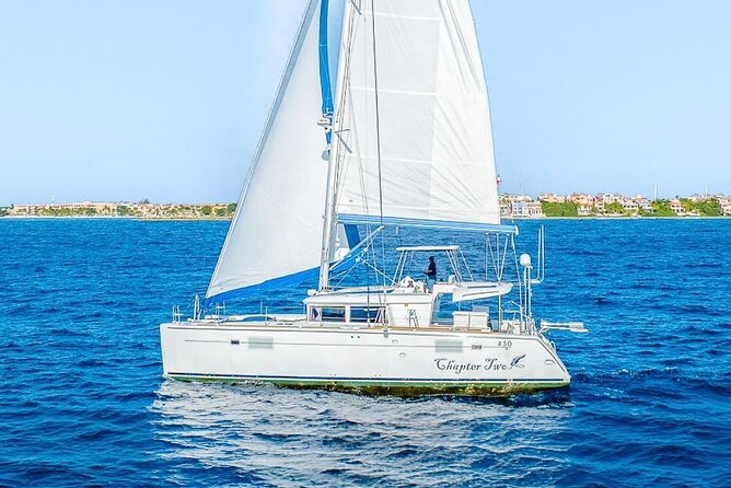 4 Hours Exclusive 45' Lagoon Catamaran Experience - Inha or Paamul for the main water stop