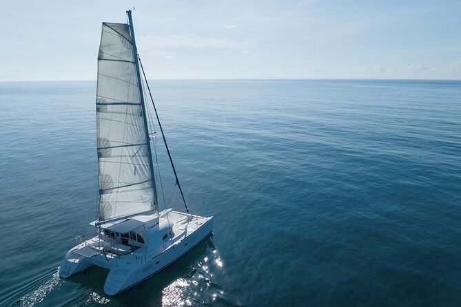 4H Private 38'Catamaran All-Inclusive in Tulum & Playa del Carmen - Setting sail from Puerto Aventuras