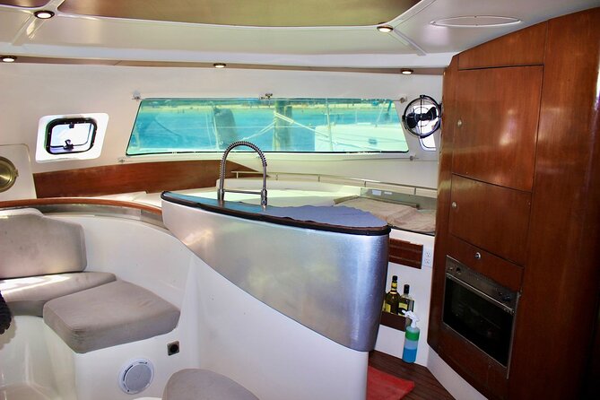4hrs / 46ft Catamaran Private Charter From Cancun to Isla Mujeres - Reef Snorkeling or Sandbank Swimming