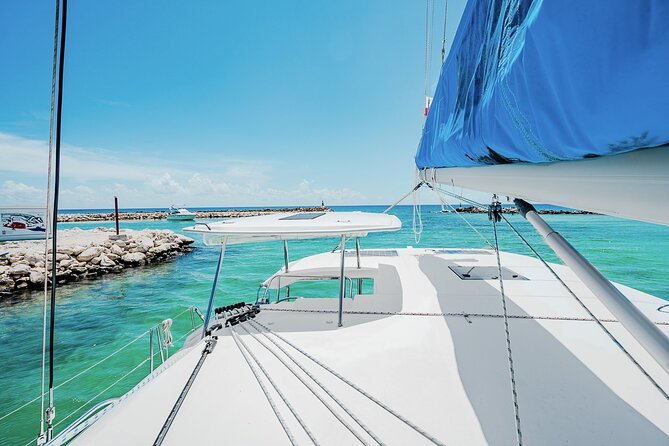 5-Hour 38'Luxury Catamaran All-Inclusive Tulum & Playa del Carmen - La Bocana and the slower second half