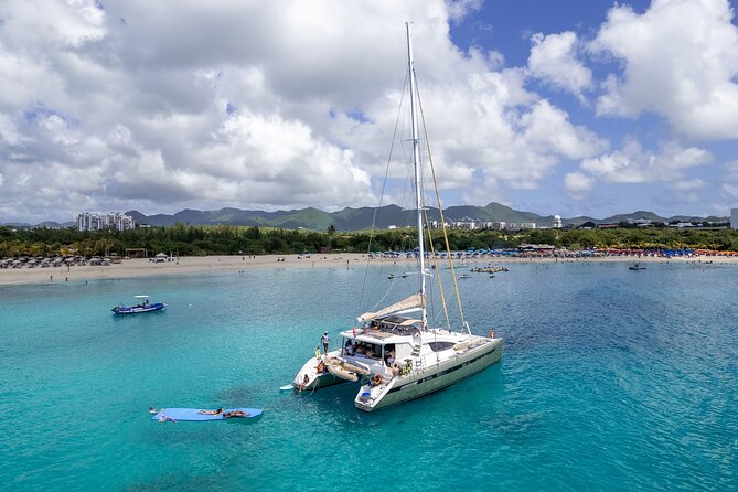 5 Hour Luxury Catamaran Day Sail in Sint Maarten on The Phoenix - Lunch, snacks, and the open bar