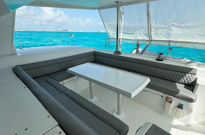 7hrs/60ft Luxury Catamaran Private Charter Cancun to Isla Mujeres - One hour to make your own Isla Mujeres plan