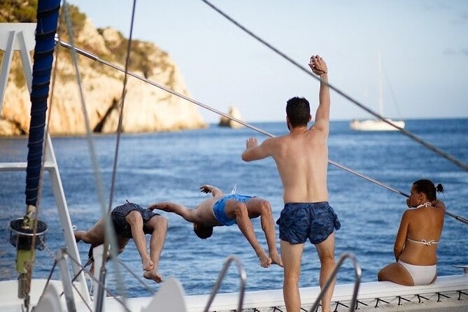 A day at sea from Dénia or Jávea with Barbecue aboard the Catamaran - Sailing from Dénia toward Jávea