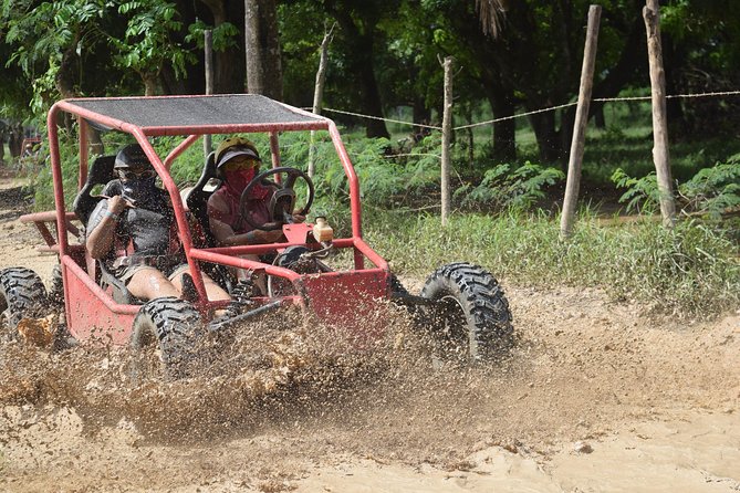 ADVENTURE PACKAGE: Buggy OffRoad Experience & Catamaran Cruise with Snorkeling - A six-hour switch from dirt tracks to Caribbean water