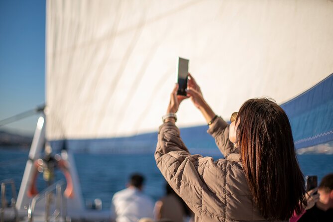 Afterwork on Catamaran with Live Music from Port Olimpic - The Forum Area and Badalona Extend the Route