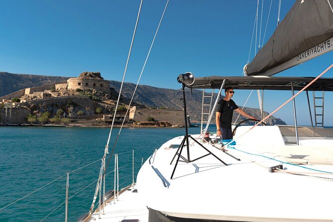 Agios Nikolaos: Private Catamaran Cruise with Meal & Drinks - What the catamaran gives you that a small boat cannot