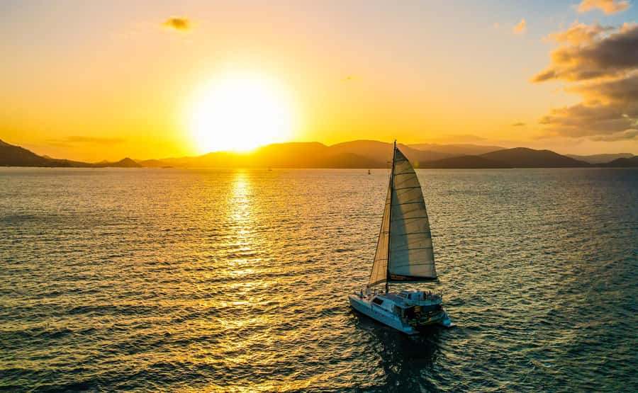 Airlie Beach: BYOB Sunset Sail in Style Catamaran Cruise - Setting out from Coral Sea Marina