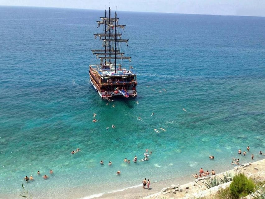 Alanya: Catamaran Boat Tour with Snorkeling with Lunch - Pirates Cave, Lover’s Cave, and Phosphorus Cave
