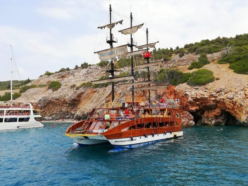 Alanya: Catamaran Boat Tour with Snorkeling with Lunch - How the timing works