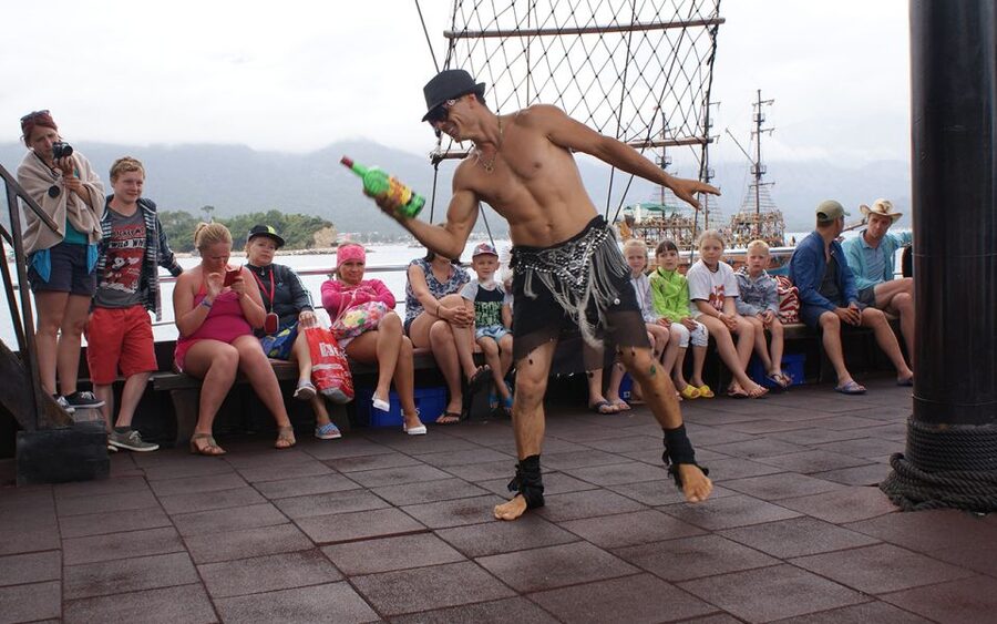 Alanya: Catamaran Boat Trip with Swim Stops and Sunbathing - Boat comfort and the stair safety warning