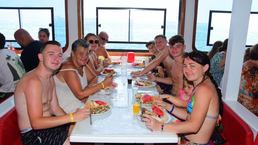 Alanya White Pearl Catamaran Cruise – Scenic Views & Swim - Swim stops, changing rooms, and the practical side