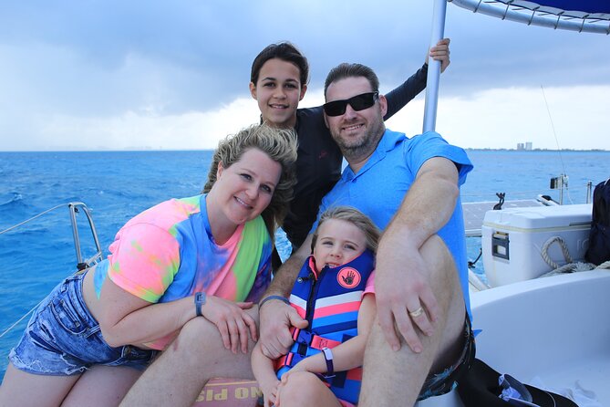 All Inclusive Isla Mujeres Catamaran - Checking in at Playa Tortugas