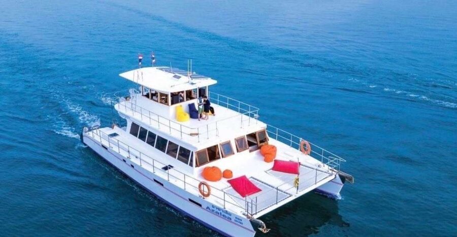 Amazing Coral Island & Sunset Dinner with Power Catamaran - Key points at a glance