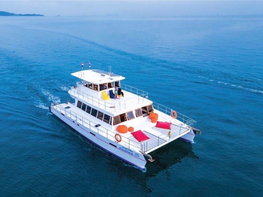 Amazing Coral Island & Sunset Dinner with Power Catamaran - Coral Island for swimming, beach time, and snorkeling