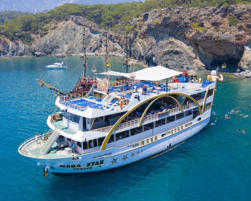 Antalya & Kemer: Megastar Catamaran Cruise With Foam Party - Cennet Bay and the first swim