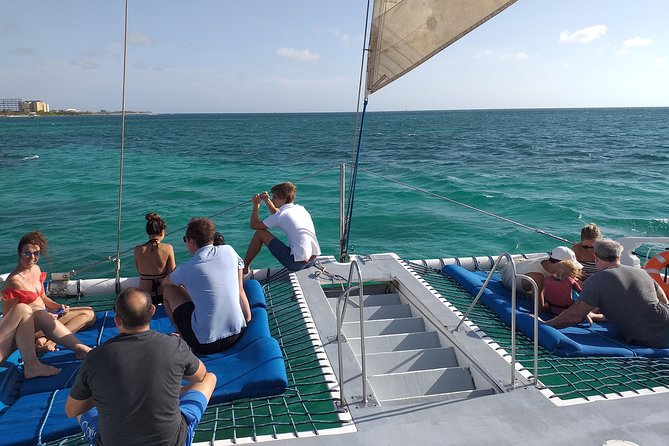 Aruba Sunset Sail Cruise Aboard The Dolphin Catamaran - Caribbean Music, Drinks, and a Casual Party Mood