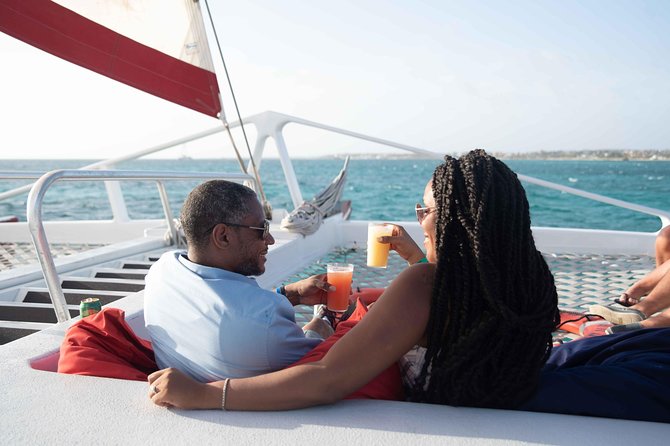 Aruba Sunset Sail Dinner Cruise with Open Bar by Catamaran - Sunset photos, music, and a possible dance floor