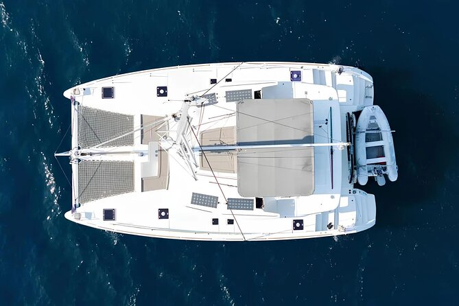 Athens Catamaran Half Day Semi Private Cruise Tour - Fleves: the first hour in the water