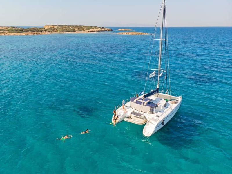 Athens: Half-Day Sunset Catamaran Cruise with Meal & Drinks - Key points at a glance