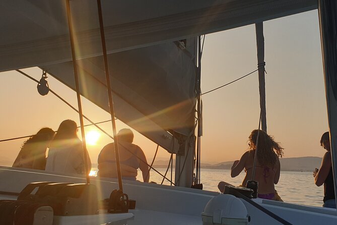 Athens Riviera Private Sail Catamaran with Meal and Wine - Following the Athens Riviera toward Vouliagmeni Bay