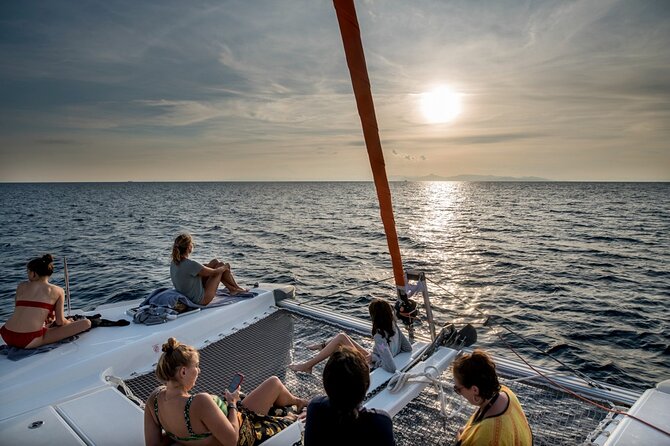 Athens Semi Private Sunset Catamaran Cruise with meal & drinks - Leaving Athens from Alimos Marina