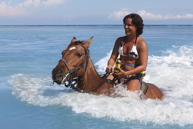ATV,Zipline, Horseback Ride, Catamaran, Bamboo Rafting In Jamaica - Horseback riding into the Caribbean Sea