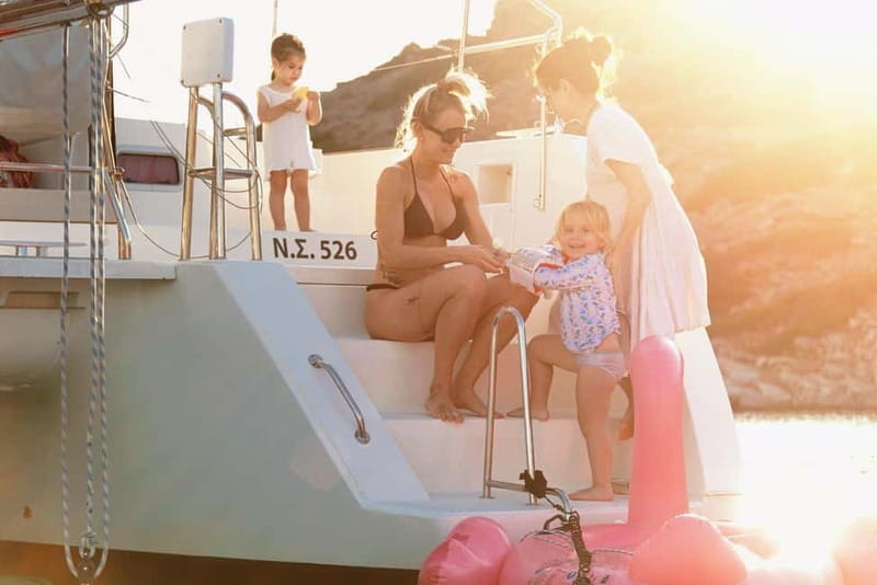 Ayia Napa: Afternoon Catamaran Cruise with Lunch & Open Bar - Sunset over the Cyprus coast