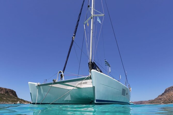 Balos Catamaran Private Sailing Cruise with Lunch - The optional walk to Gramvousa Fortress
