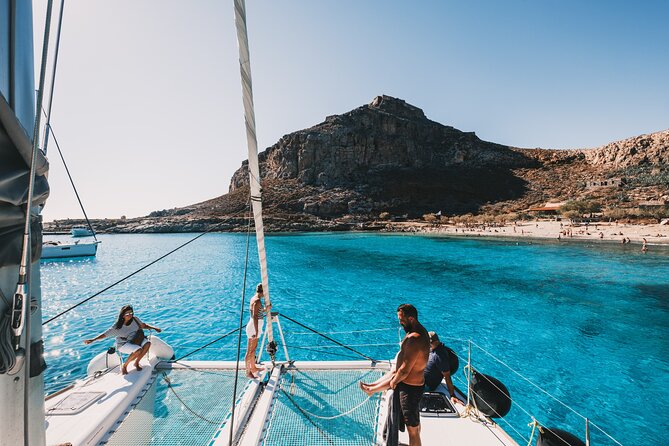 Balos & Gramvousa Luxury Catamaran Sailing Cruise from Kissamos - What lunch and service are really like