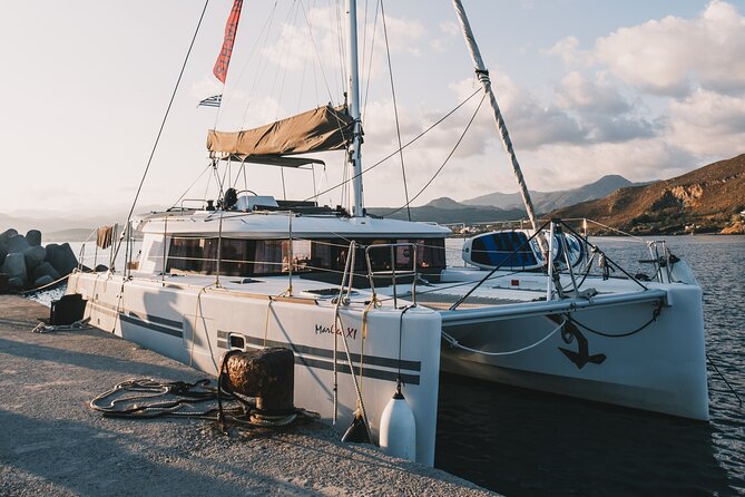 Balos & Gramvousa Luxury Catamaran Sailing Cruise from Kissamos - Balos Lagoon before the main rush