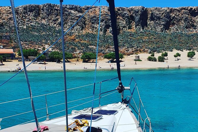 Balos Shared Catamaran Cruise (small groups up to 10 or 22ppl) - Setting out from Chania toward western Crete