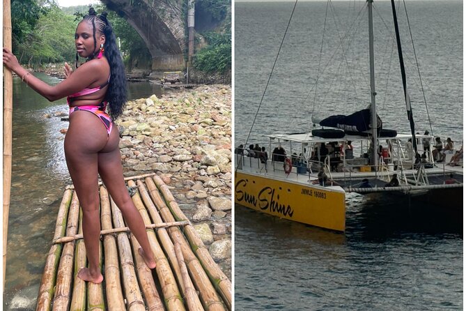 Bamboo Rafting, Catamaran Party Cruise and Snorkeling in Jamaica - Key points at a glance