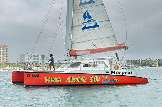 Banana Adventure Catamaran Tropical Sunset Sail - Shipwrecks, Homes, and the Best Sunset Photo
