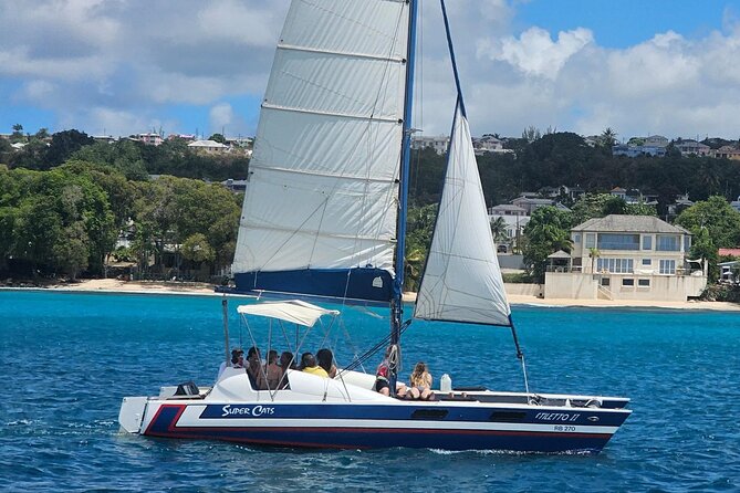 Barbados Catamaran Snorkel Cruise with Lunch and Open Bar - The small boat tradeoff