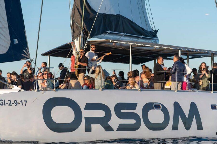 Barcelona: Catamaran Cruise with optional Live Jazz Music - Setting out from the end of Las Ramblas