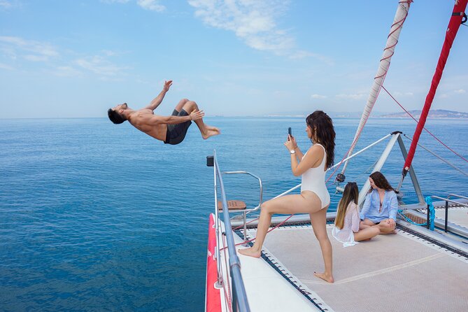 Barcelona Catamaran Cruise with Tapa & Drink Included - Barcelona from the water, not another city street