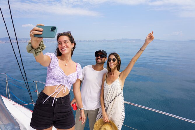 Barcelona Catamaran Cruise with Tapa & Drink Included - Value at $32.58 per person