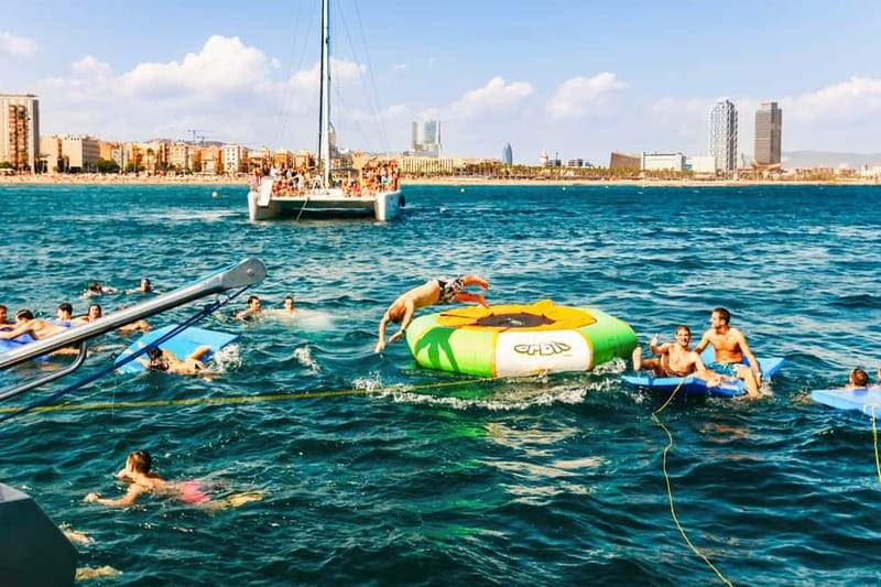 Barcelona: Catamaran Party Cruise with BBQ Meal - Barcelona Catamaran Party Cruise at a Glance