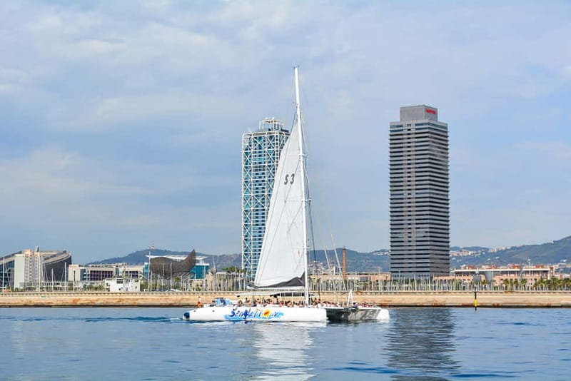 Barcelona: Catamaran Party Cruise with BBQ Meal - BBQ Lunch: Filling, Simple, and Not a Restaurant Meal