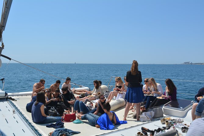 Barcelona Catamaran Party Tour For Young People - Food, drinks, and the order of service