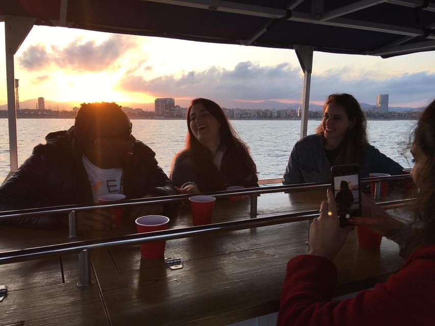 Barcelona: City Views Catamaran Cruise with Music - Music, drinks, and the social mood